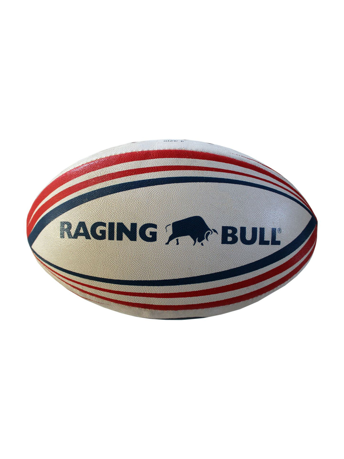 Raging Bull Rugby Ball - White