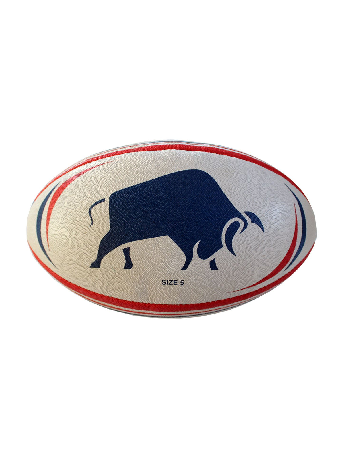 Raging Bull Rugby Ball - White
