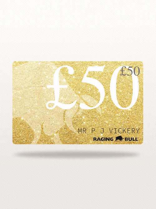 Raging Bull E-Gift Card £50