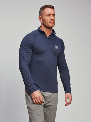 Performance Long Sleeve Quarter Zip - Navy