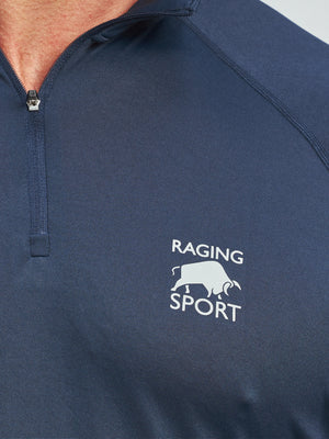 Performance Long Sleeve Quarter Zip - Navy