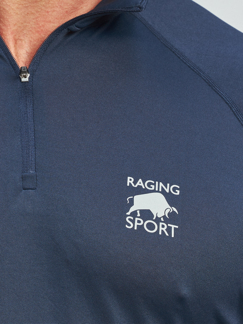 Performance Long Sleeve Quarter Zip - Navy