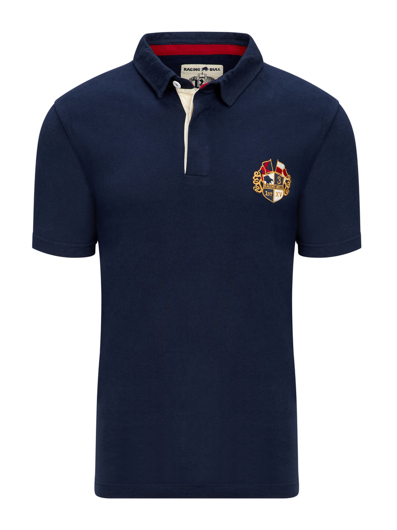 Short Sleeve Classic Rugby - Navy
