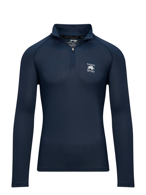 Performance Long Sleeve Quarter Zip - Navy