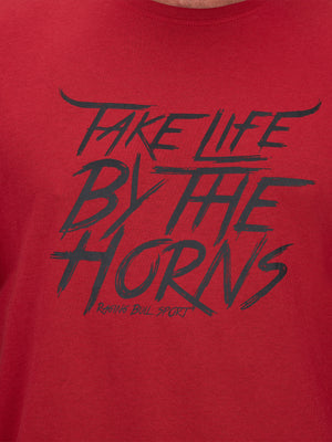 Life By The Horns T-Shirt - Red