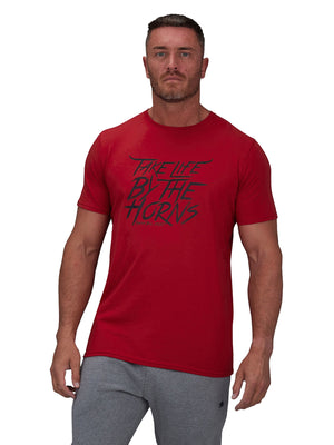 Life By The Horns T-Shirt - Red