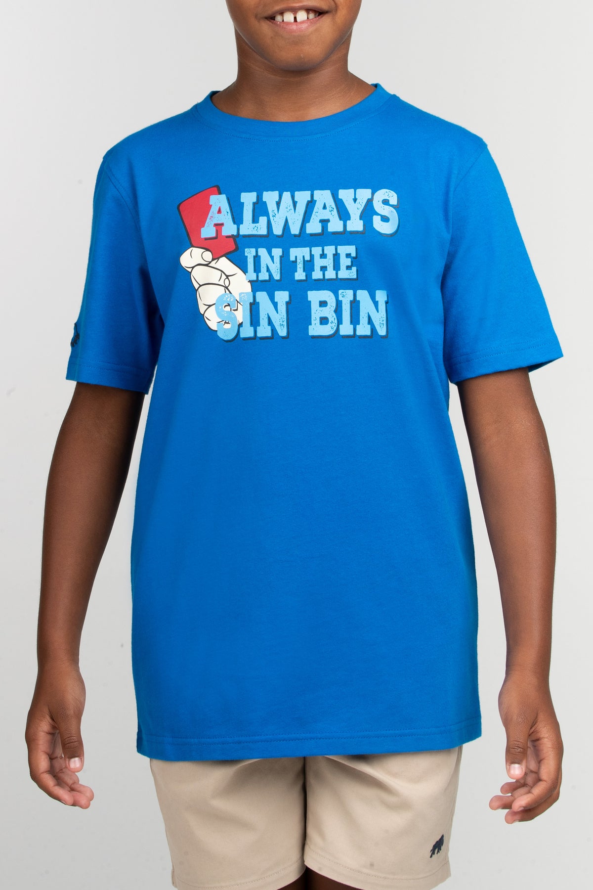 Sin Bin Graphic T-Shirt - Cobalt