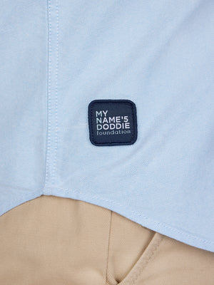 MNDF Long Sleeve Classic Oxford Shirt - Sky Blue