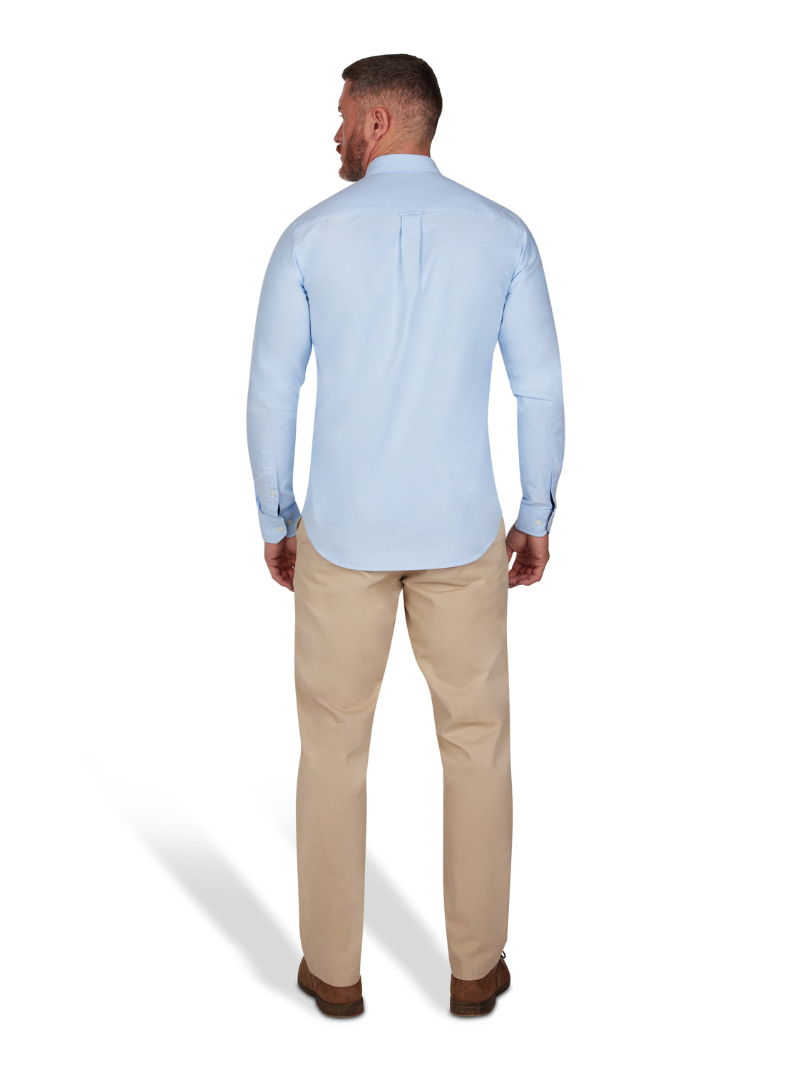 MNDF Long Sleeve Classic Oxford Shirt - Sky Blue