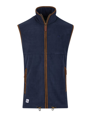 MNDF Fleece Gilet - Navy