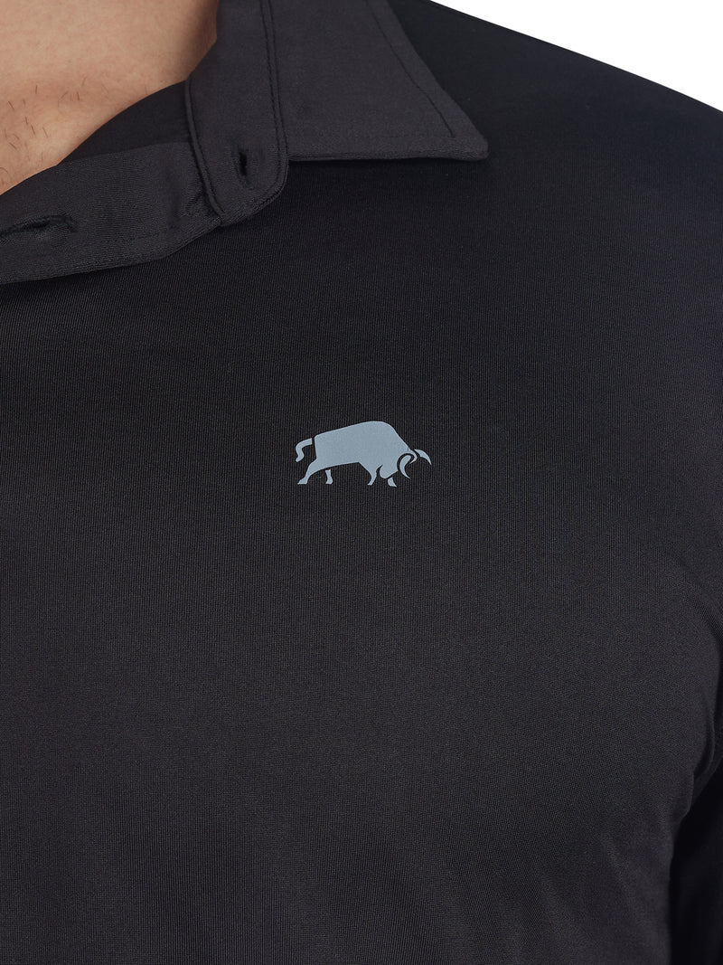 Golf Tech Polo Shirt - Black