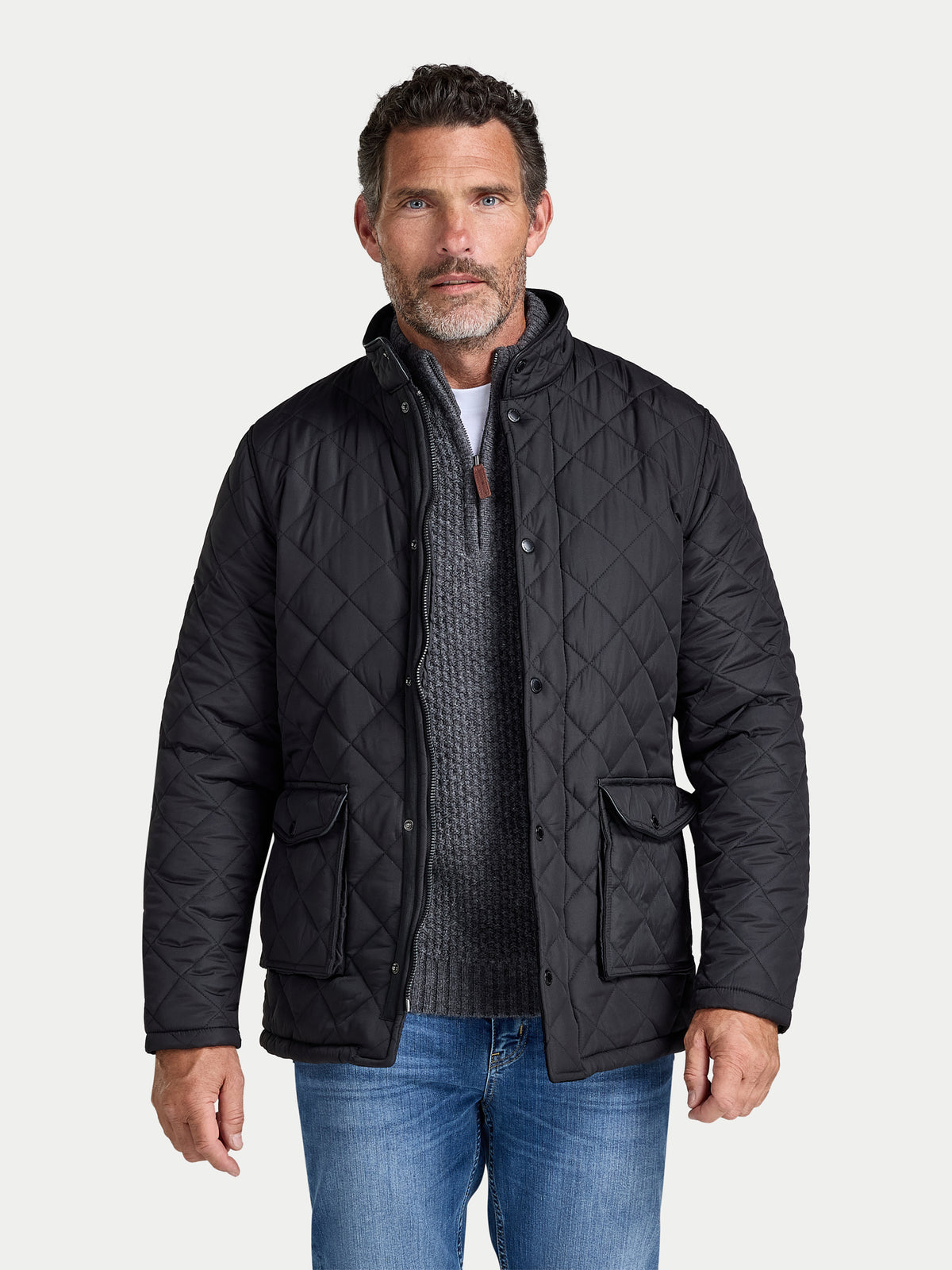 Quilted Jacket - Black
