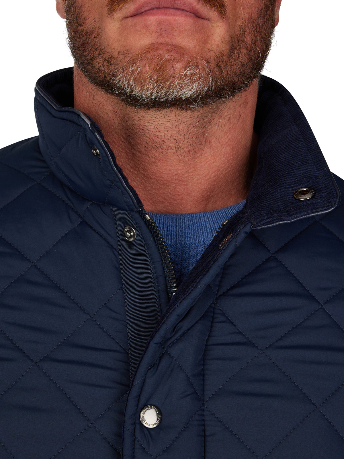 Classic Quilted Field Jacket - Navy