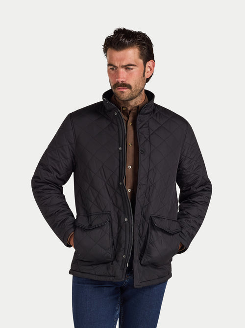 Quilted Jacket - Black