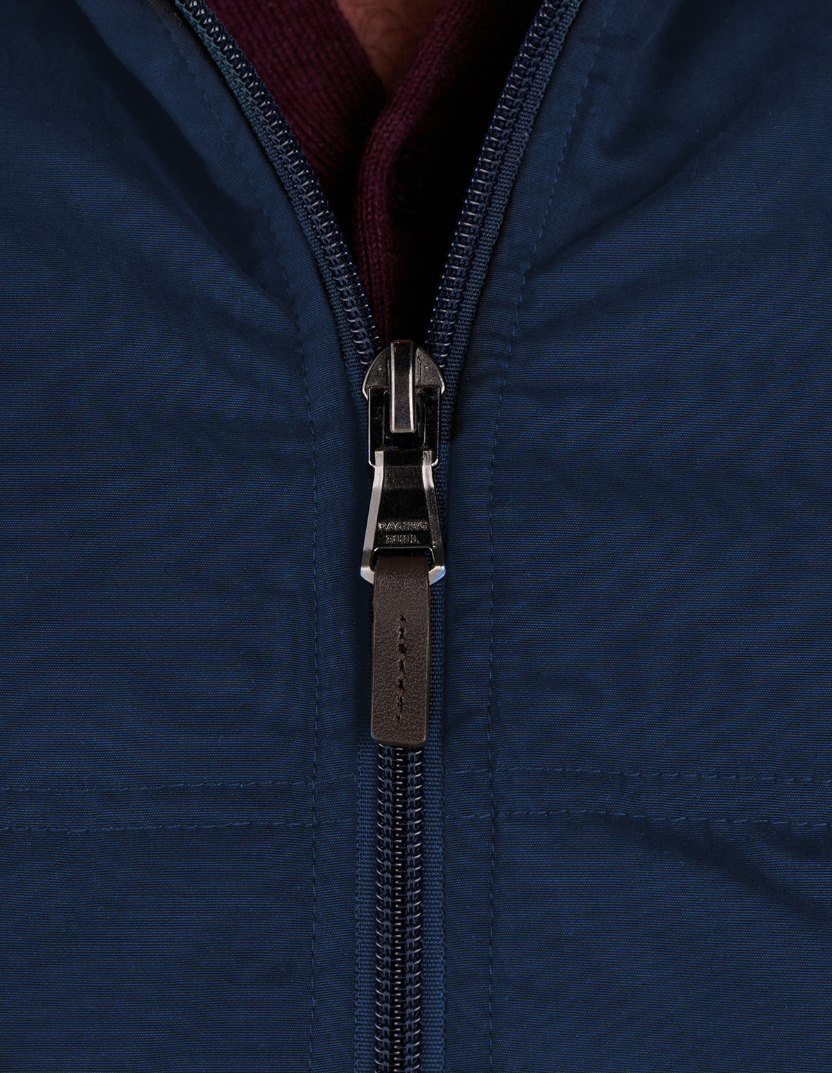 Hooded Puffer Jacket - Navy