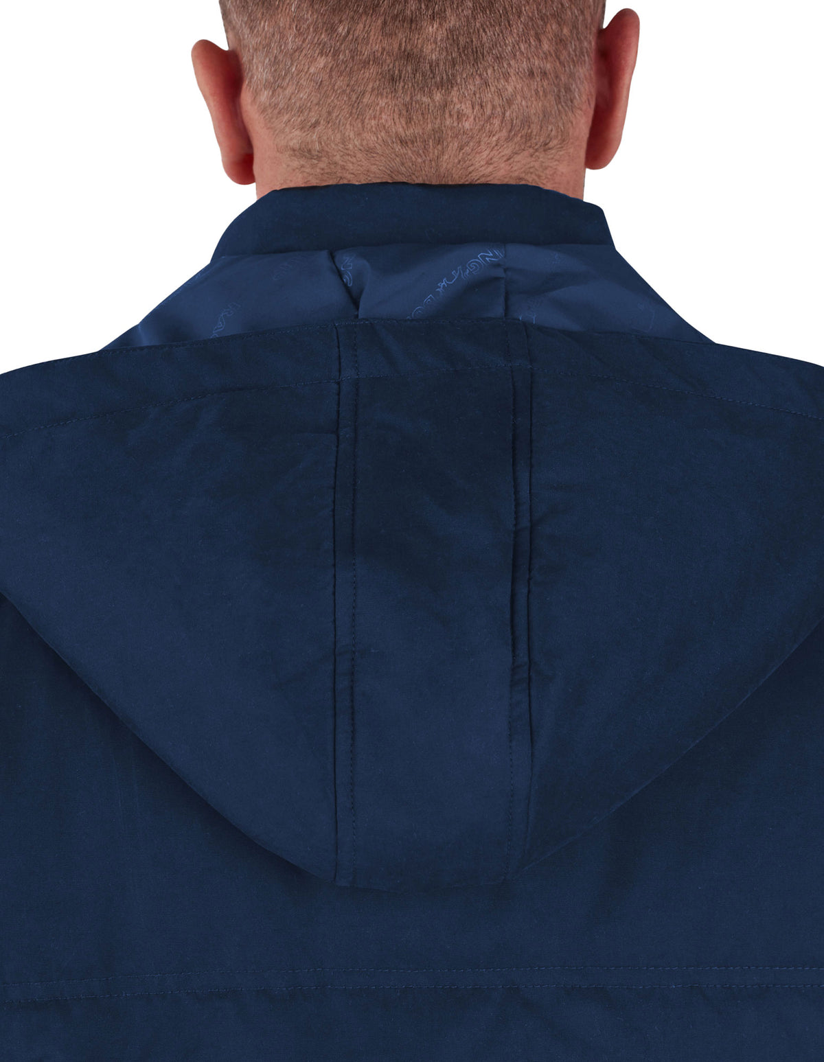 Hooded Puffer Jacket - Navy