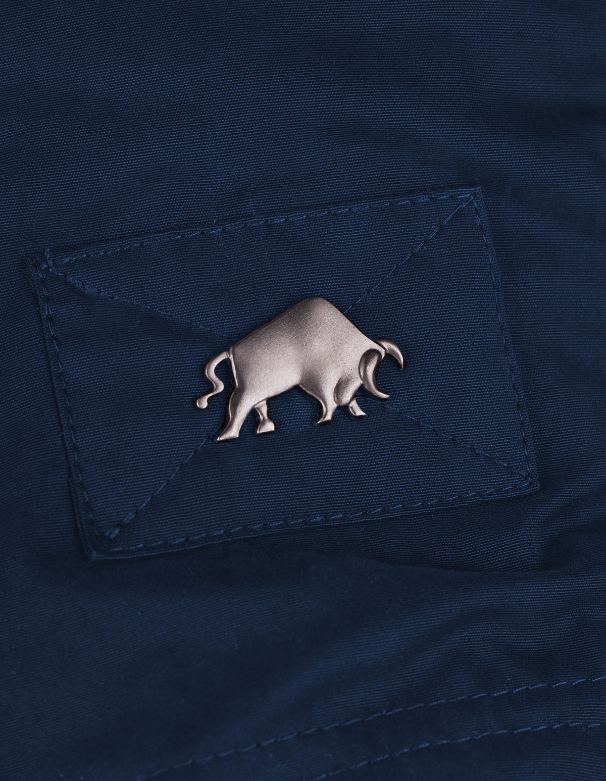 Hooded Puffer Jacket - Navy