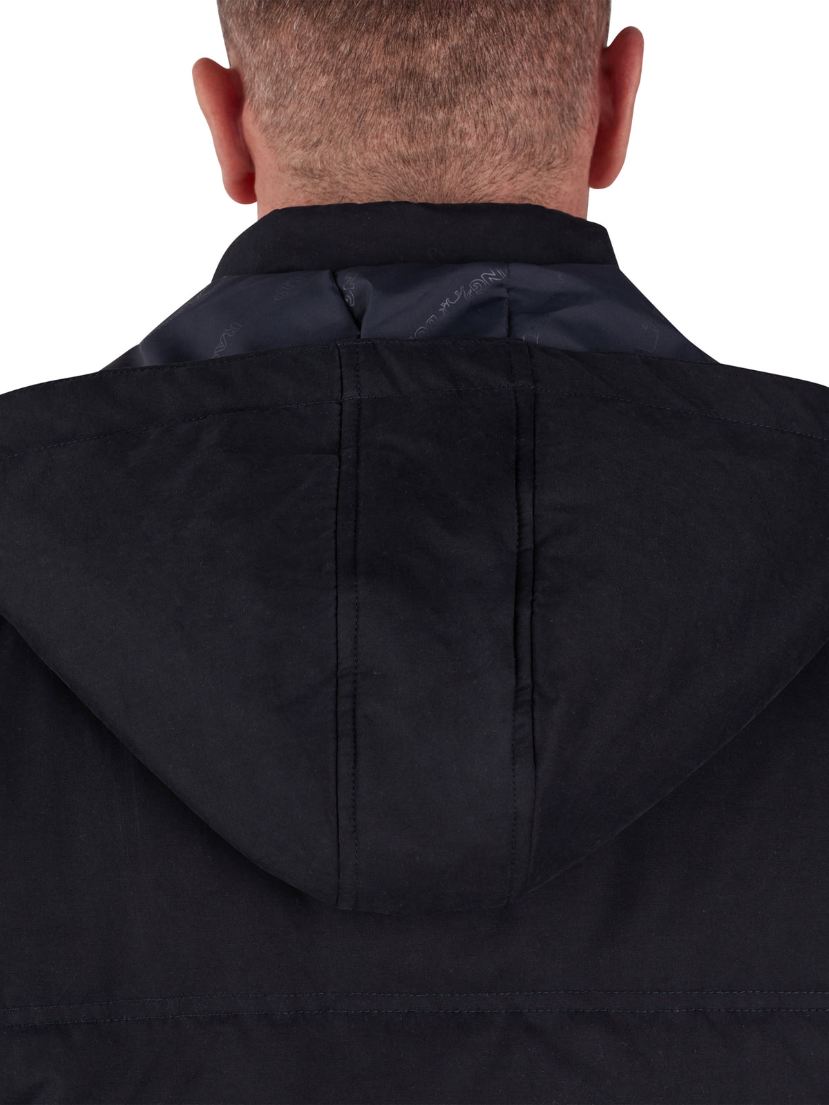 Hooded Puffer Jacket - Black