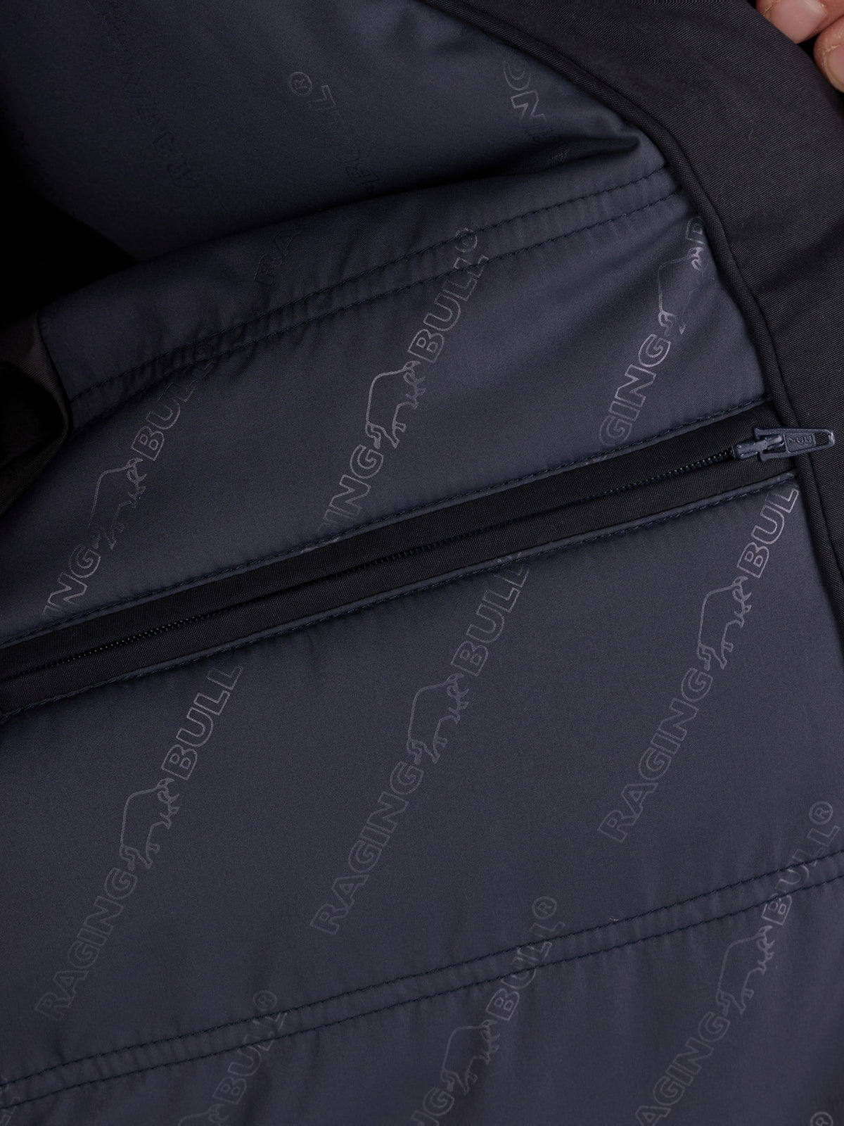 Hooded Puffer Jacket - Black