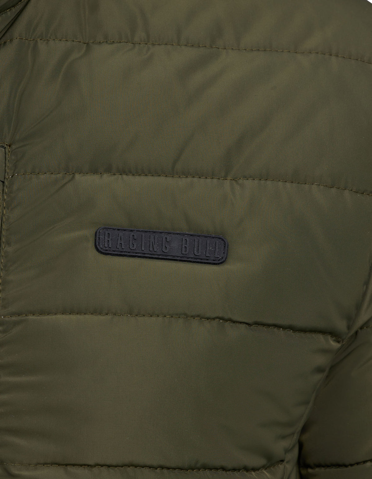 Lightweight Puffer Jacket - Khaki