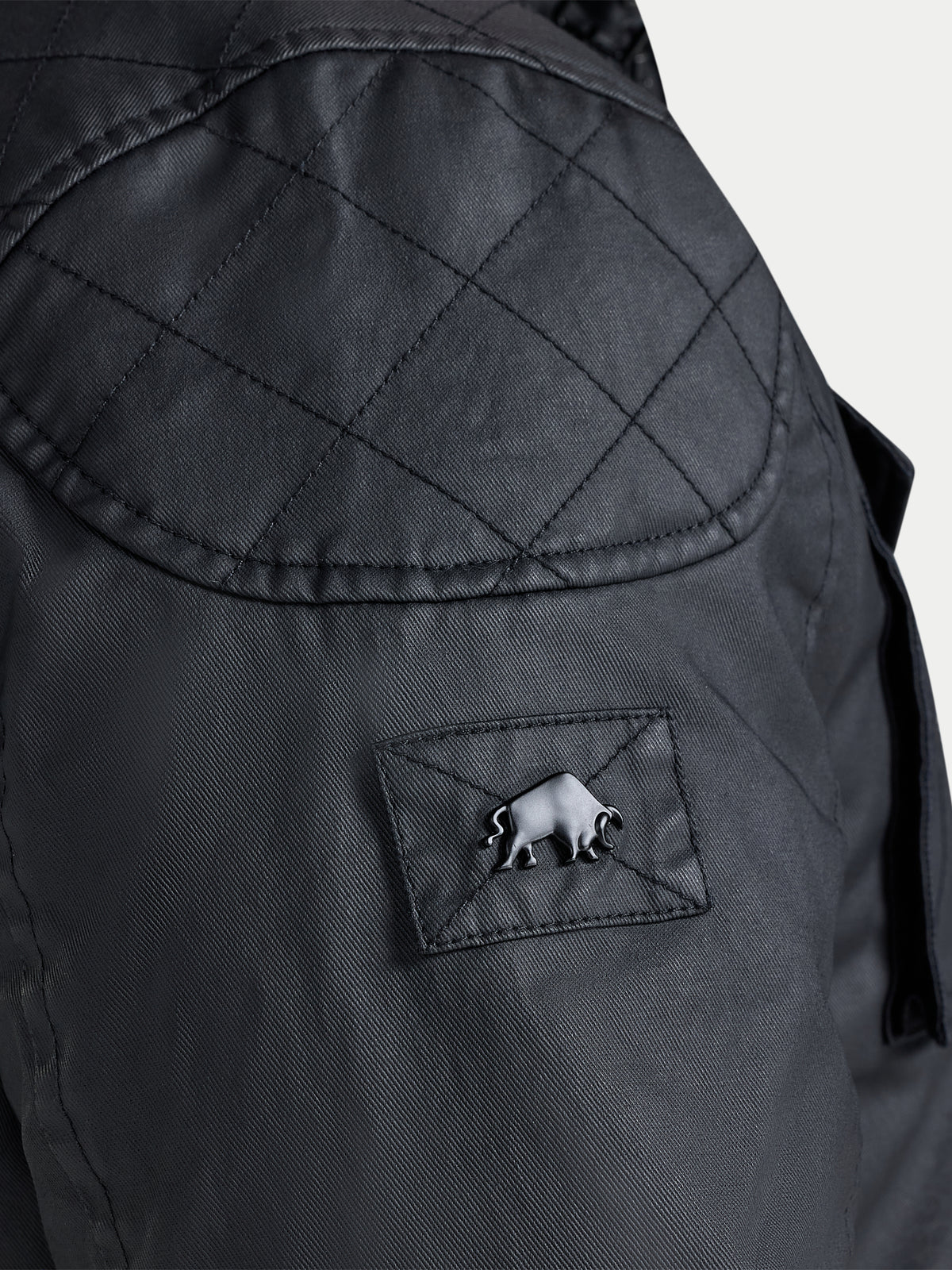 Wax Effect Jacket - Black