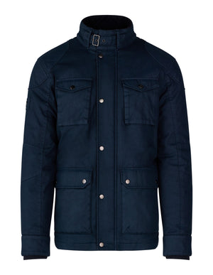 Wax Effect Jacket - Navy