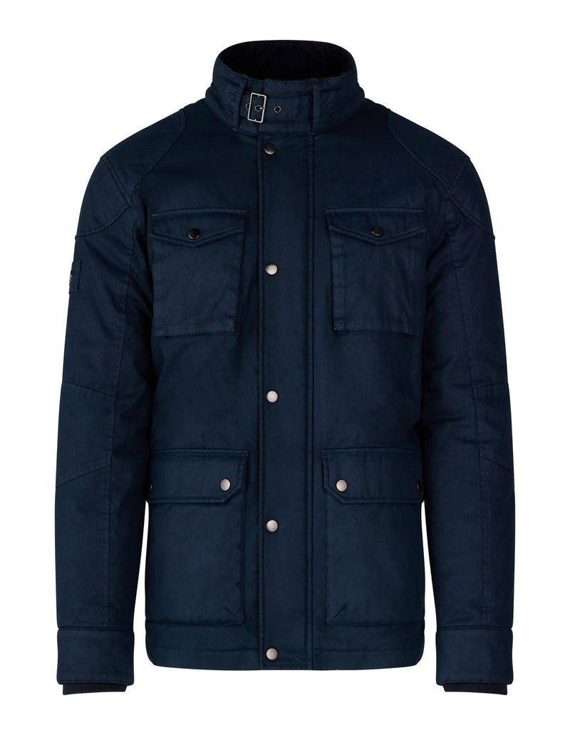 Wax Effect Jacket - Navy