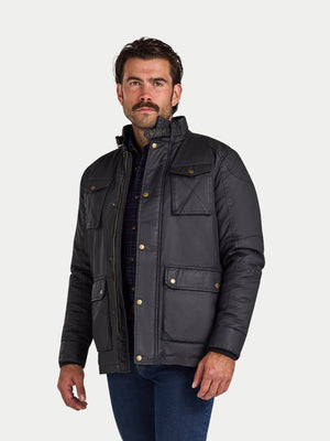 Wax Effect Jacket - Black