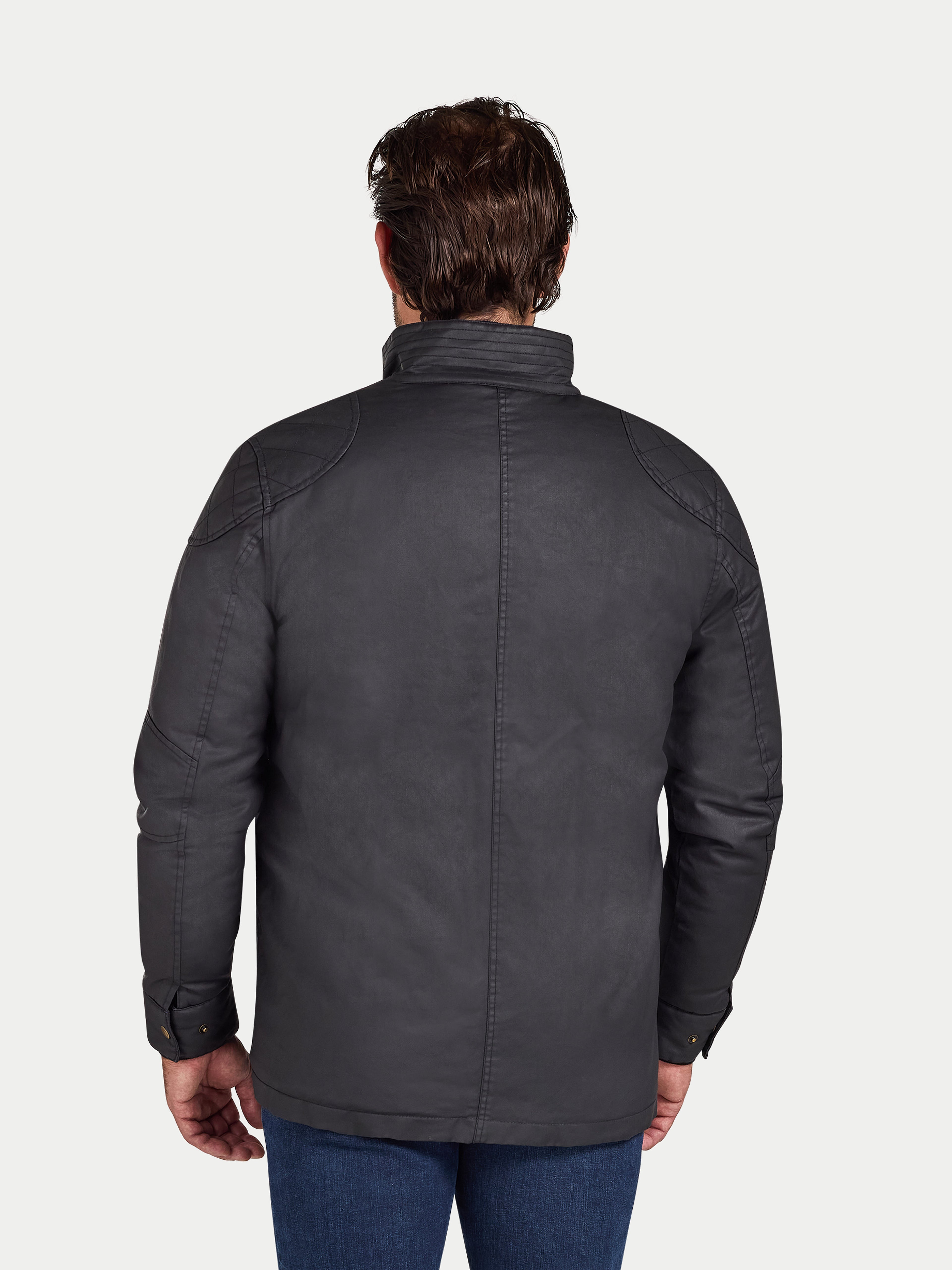 Wax Effect Jacket - Black