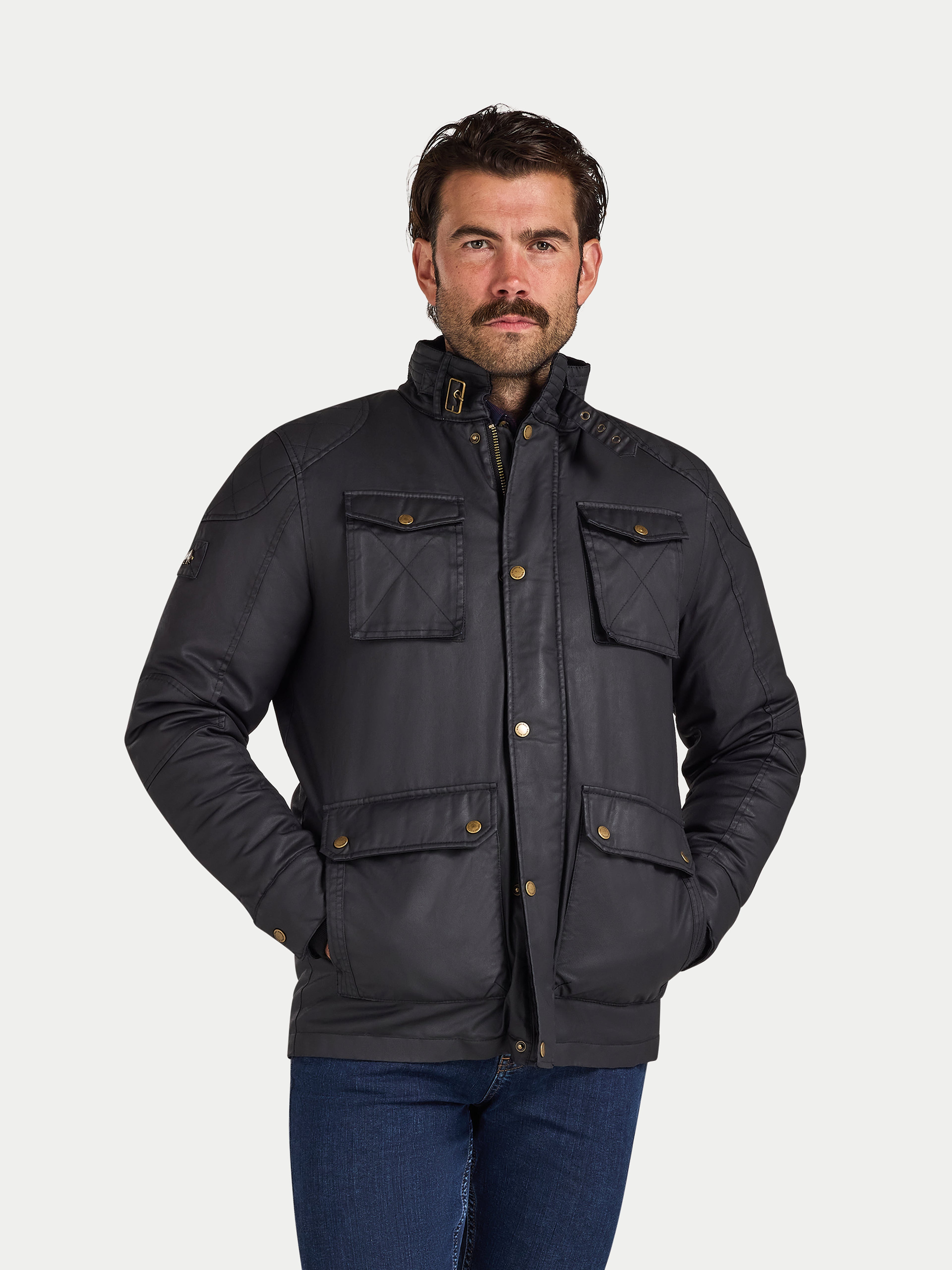 Wax Effect Jacket - Black