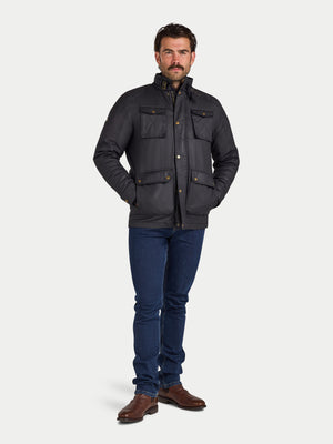 Wax Effect Jacket - Black