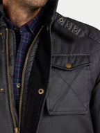 Wax Effect Jacket - Black