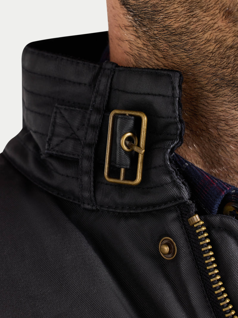 Wax Effect Jacket - Black