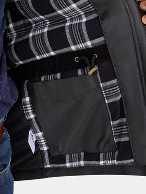 Wax Effect Jacket - Black