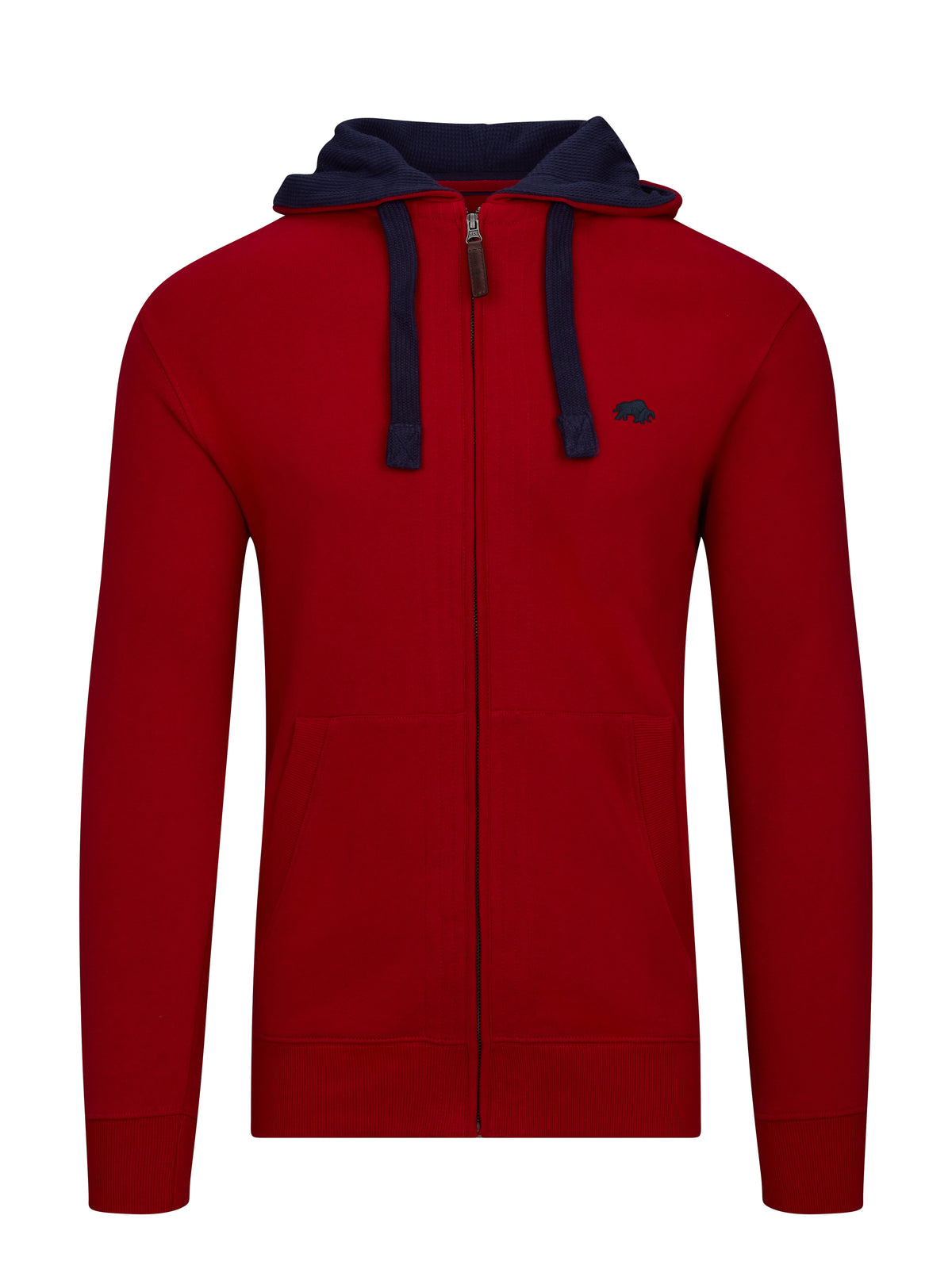 Zip Thru Hoodie - Red