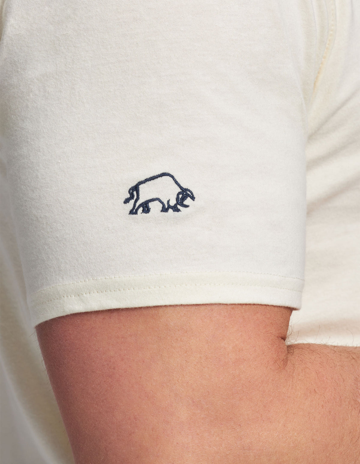 Bull Sketch T-Shirt - Cream