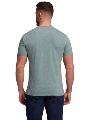Flock Bull T-Shirt - Green Marl