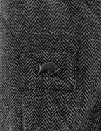 Quilted Herringbone Jacket - Charcoal
