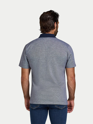 Dobby Jersey Polo - Navy