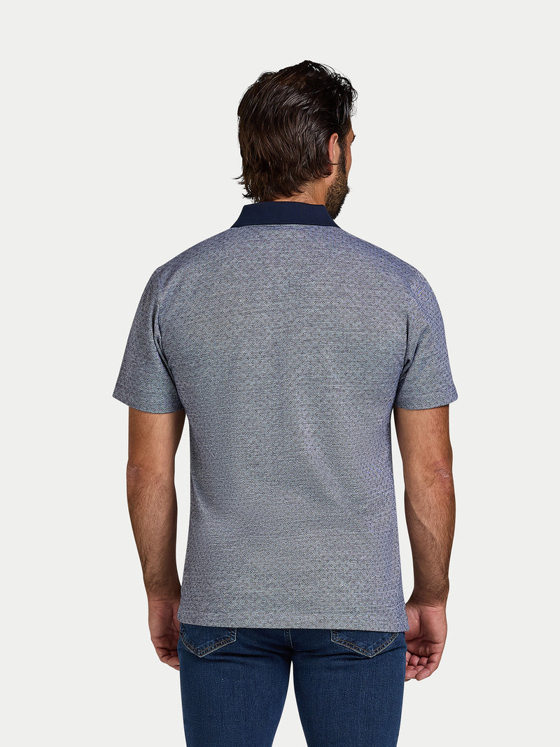 Dobby Jersey Polo - Navy