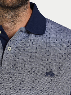 Dobby Jersey Polo - Navy