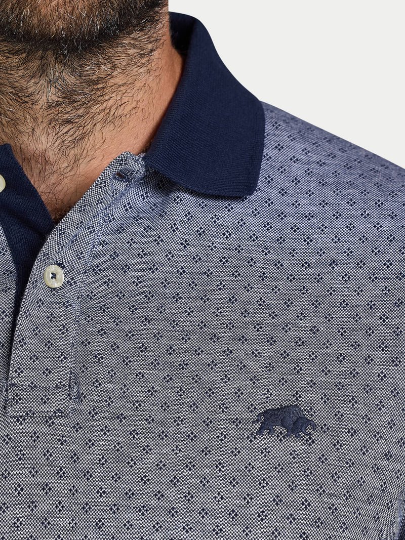Dobby Jersey Polo - Navy