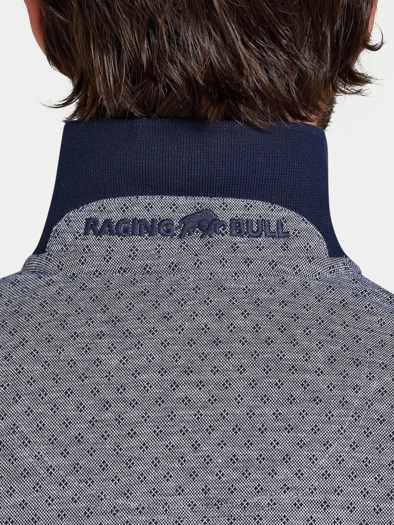 Dobby Jersey Polo - Navy