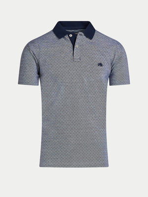 Dobby Jersey Polo - Navy