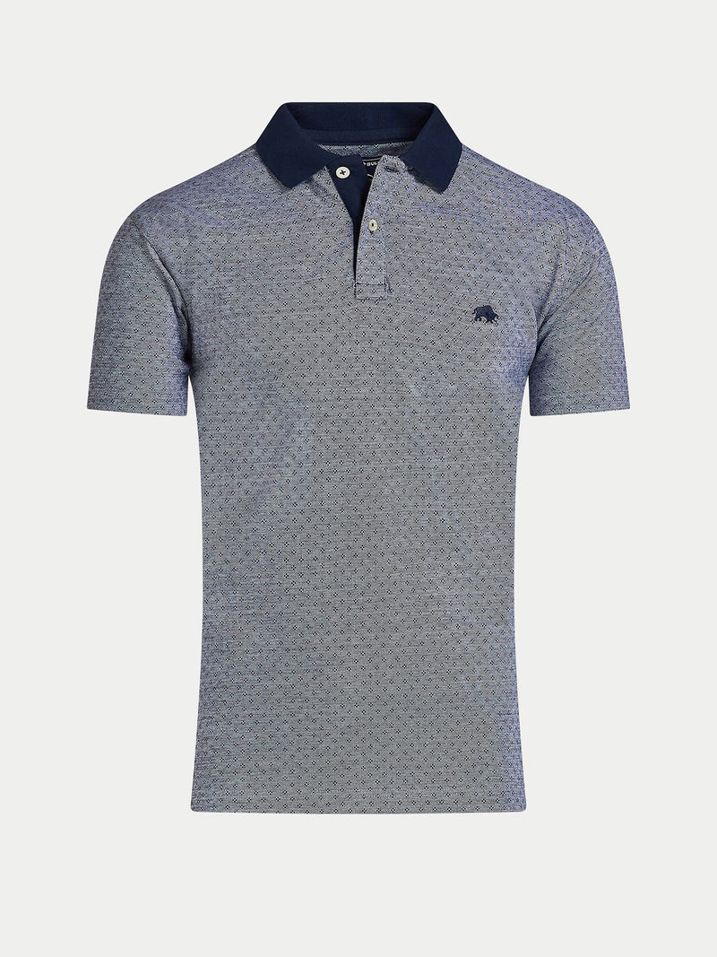 Dobby Jersey Polo - Navy