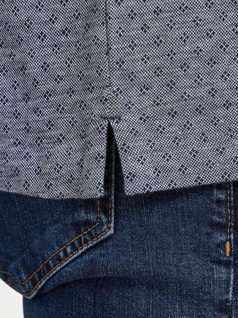 Dobby Jersey Polo - Navy