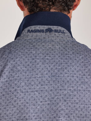 Dobby Jersey Polo - Navy