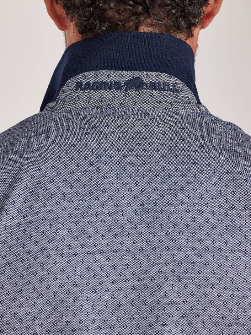 Dobby Jersey Polo - Navy