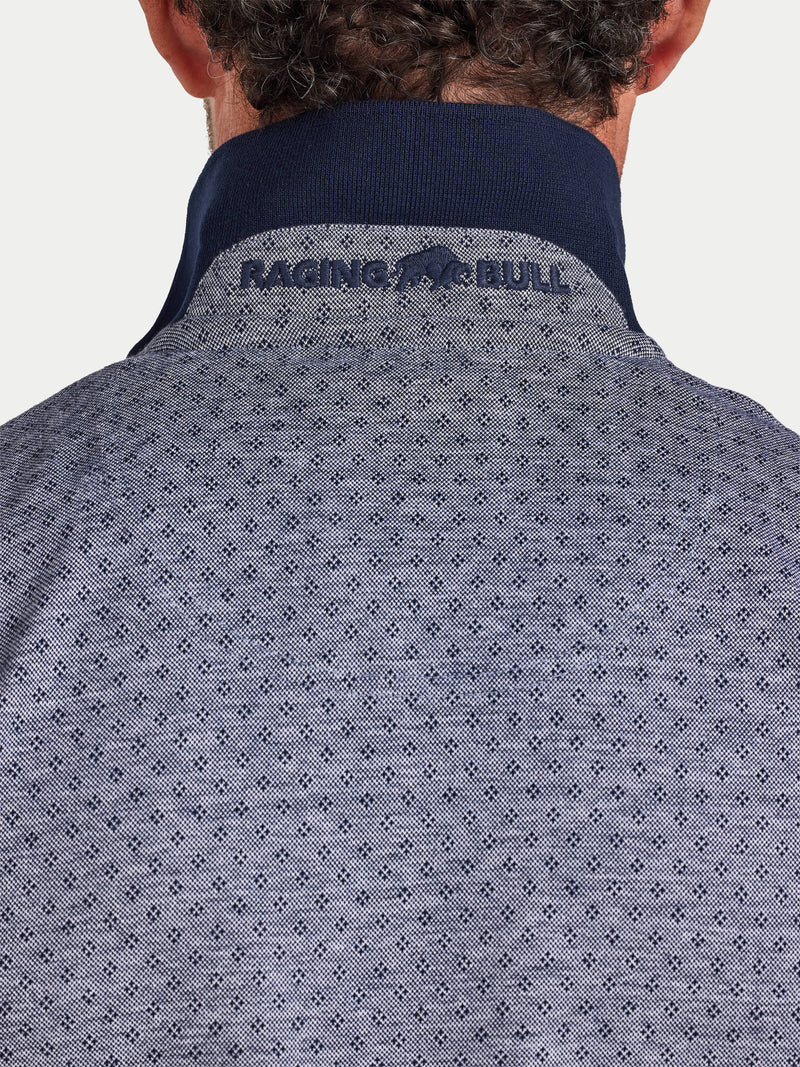 Dobby Jersey Polo - Navy