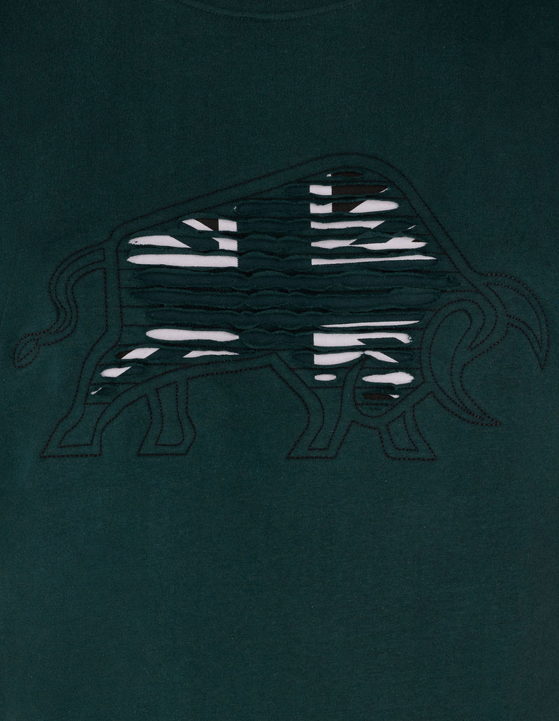 Slash Bull T-Shirt - Forest